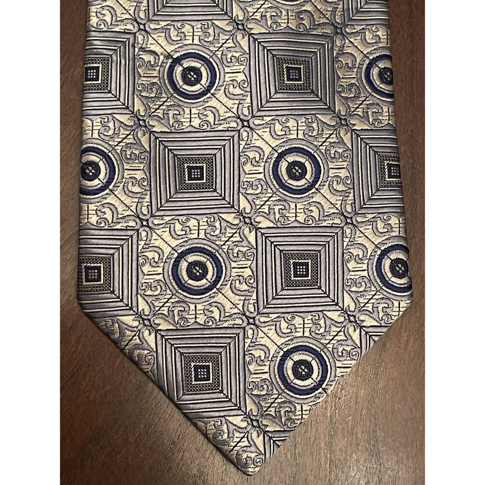 Twenty Dollar Tie Blue 100% Silk Hand Made Men’s Neck Tie